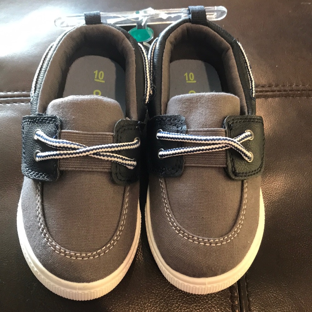 Carter’s boat shoes.   Size 10.  New with tags.  Velcro closure